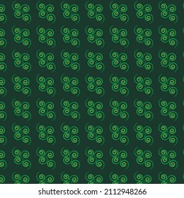 spiral dot geometric seamless vector pattern