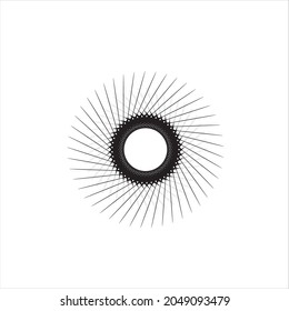 Spiral dynamic abstract vector background
