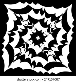 Spiral effect background illustration. vector