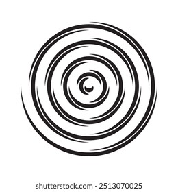 Ícone de elemento em espiral desenho de ilustração