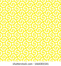 Spiral element vector illustration. Seamless pattern.