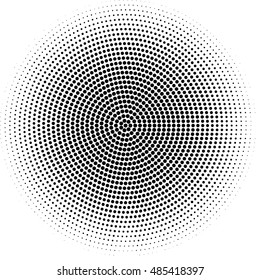 Spiral Fibonacci Dots Vector Dots Circle Design Element