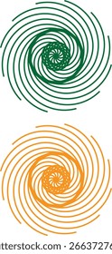 Diseño de flor espiral para su Sitio web