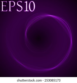 spiral formed energy waves (violet colored,soft spiral version)