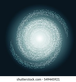 Spiral Galaxy. vector illustration