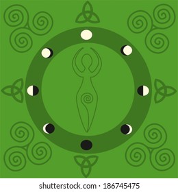 The Spiral Goddess in Beltaine