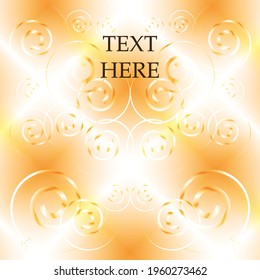 spiral with golden effect abstract background