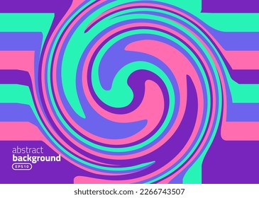 spiral in gradient blue and violet tone abstract technology science theme modern art background use for advertisment poster website banner landing page product package design vector eps.