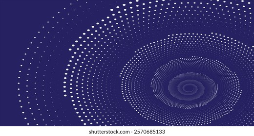 Spiral with gray colors lines as dynamic abstract vector background or logo or icon. spiral circle abstract dot.