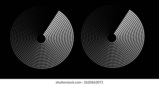Spiral with gray colors lines as dynamic abstract vector background or logo or icon. spiral circle abstract dot spiral	