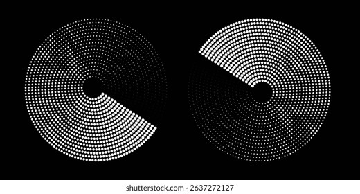 Spiral with gray colors lines as dynamic abstract vector background or logo or icon. spiral circle abstract dot spiral	