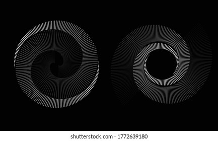 Hypnotic Spiral Vector Art Icons and Graphics for Free Download