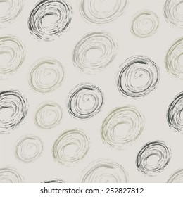 spiral in grunge style. seamless pattern