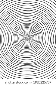 fondo de doodle dibujado a mano espiral , ilustración abstracta
