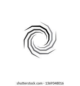 spiral hole vector logo icon symbol 