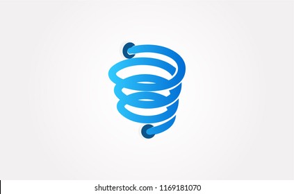 Spiral hose vector