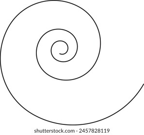 spiral icon joint, plain and design