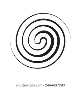 spiral icon, template for graphic and web design. vector illustration