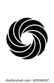 Spiral icon, Vector
