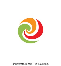Spiral icon Vector Illustration design Logo template