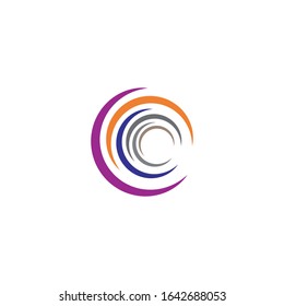 Spiral icon Vector Illustration design Logo template