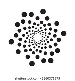 spiral icon vector template illustration logo design