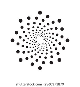 spiral icon vector template illustration logo design
