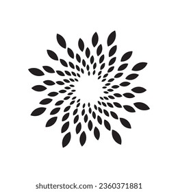 spiral icon vector template illustration logo design