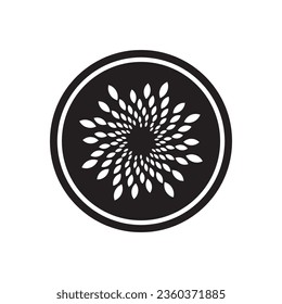 spiral icon vector template illustration logo design