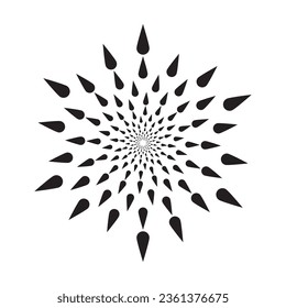 spiral icon vector template illustration logo design