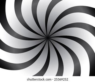 Spiral into dark hole