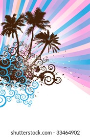 Spiral island vector