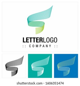Spiral (Letter S) Vector Symbol Company (Travel Agency) Logo (Logotype). Multiple Lines, Movement, Dynamic, Abstract, Minimalist Style Icon Illustration. Elegant and Colorful Identity Concept Design I