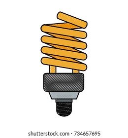 spiral lightbulb icon image