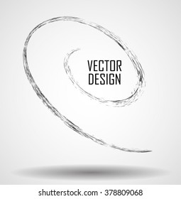  Spiral Line Logo Design Template .