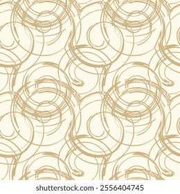 Spiral line seamless pattern, print screen texture, curved lines monochrome texture, seamless geometric minimalist background