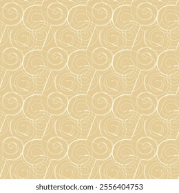 Spiral line seamless pattern, print screen texture, curved lines monochrome texture, seamless geometric minimalist background