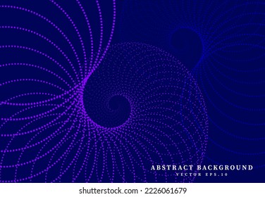 spiral line in violet space fantasy themebackground advertisement brochure template banner website cover package design product presentation vector eps.