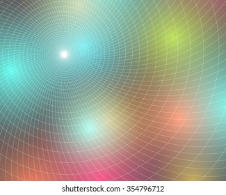 spiral lines abstract image, vector illustration