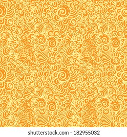 Spiral and lines background. Abstract vector seamless pattern