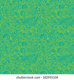 Spiral and lines background. Abstract vector seamless pattern