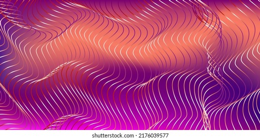 Spiral lines on a gradient background. Abstract background. Bright cover.