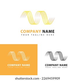 Spiral logo design template forming an abstract circle. Vector illustration.