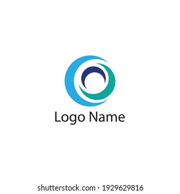 Spiral logo design vector template