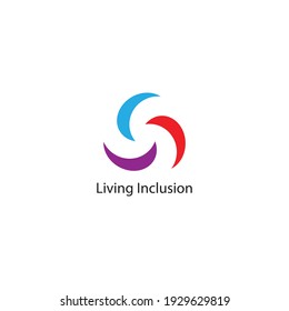 Spirallogo-Design, Vektorvorlage