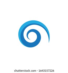 Spiral Logo Template vector symbol nature