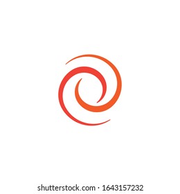 Spiral Logo Template vector symbol nature