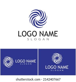 Spiral Logo Template vector symbol nature