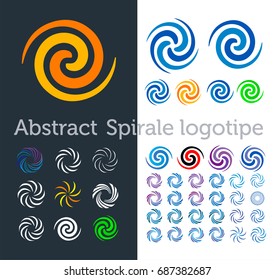 Spiral logo. Vector illustration 