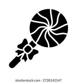Spirale Lollipop Icon Design, Vektor von Süßwaren Artikel im trendigen Stil
